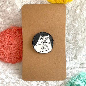 3 for $20 Mustache Cat Enamel Pin NWT
